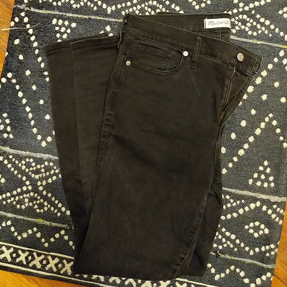 Madewell High Riser Skinny black jeans